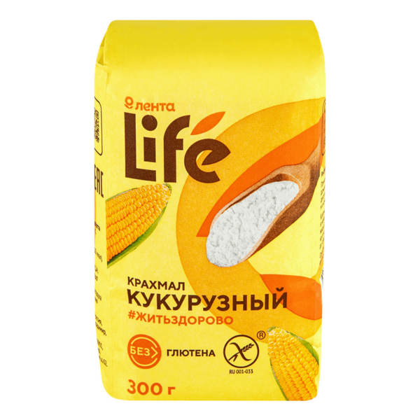 Крахмал кукурузный Лента Eco безглютеновый