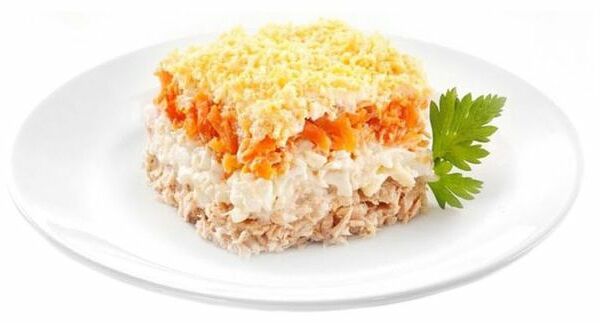 Салат Ашан Мимоза, вес