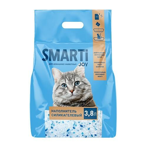 Наполнитель Smarti Joy силикагелевый 3.8 л