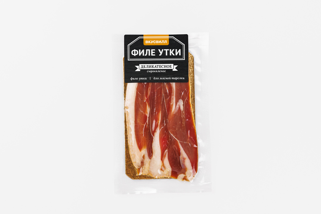 

Филе утки Вкусвилл Деликатесное сыровяленое, нарезка 50 г