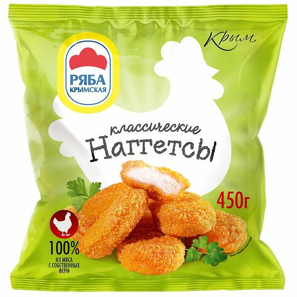 Наггетсы Ряба крымская Классические 450 г