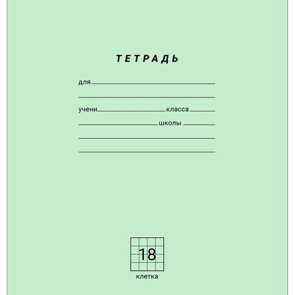 Тетрадь Каждый день в клетку А5, 18 л