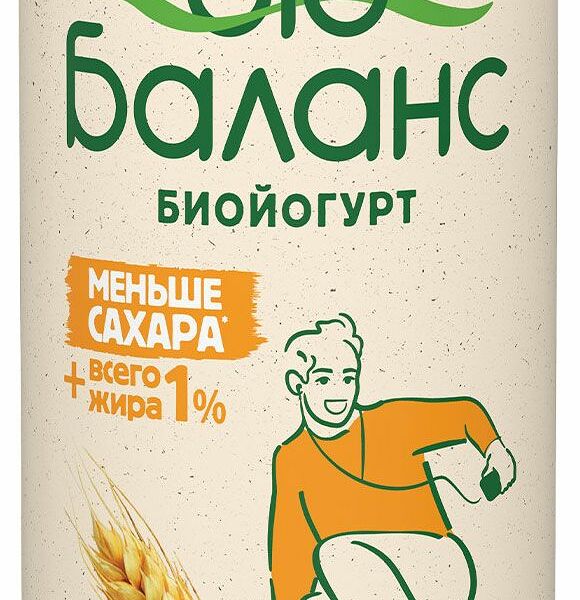 Биойогурт питьевой Bio Баланс Злаки 1% 270 г