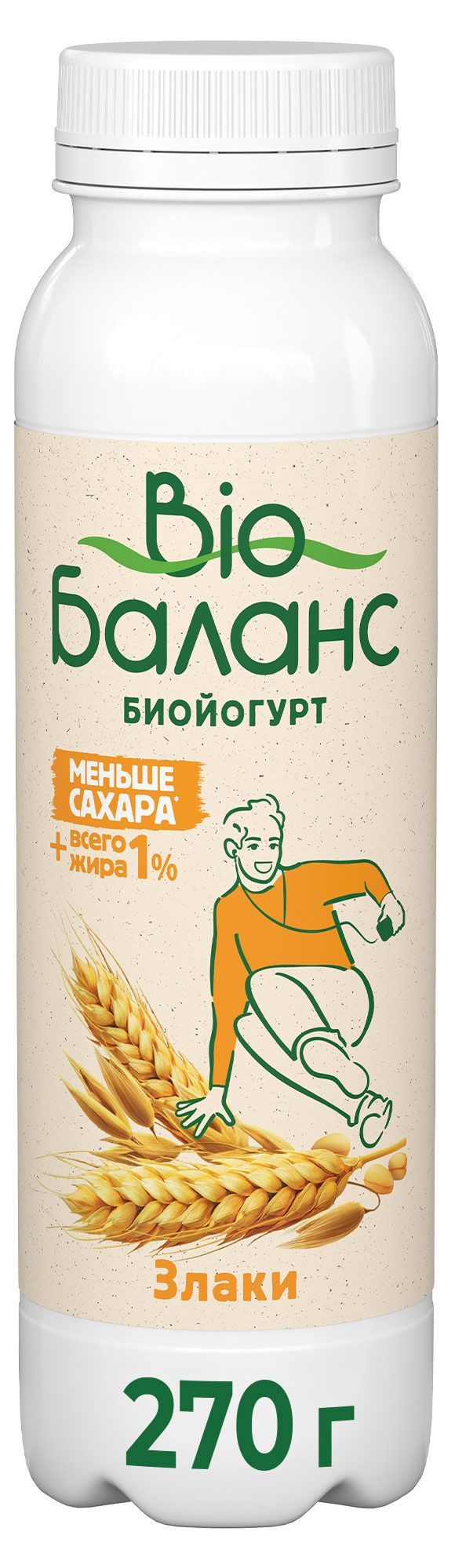 

Биойогурт питьевой Bio Баланс Злаки 1% 270 г