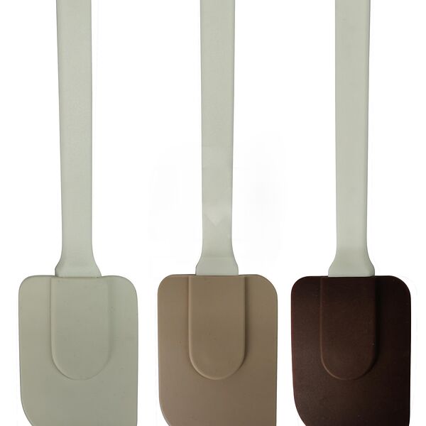 Лопатка силиконовая 25 см 1 шт. цвет в ассортименте