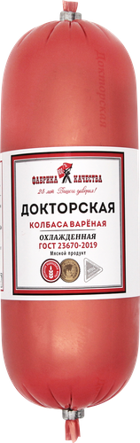 

Колбаса Фабрика качества Докторская вареная 500 г