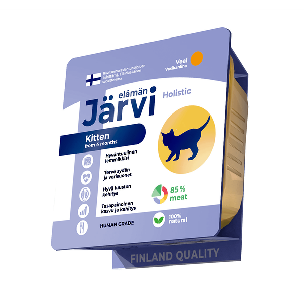 Jarvi мясной паштет с телятиной для котят 100 г.