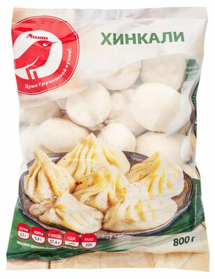 Хинкали свино-говяжьи АШАН Красная птица 