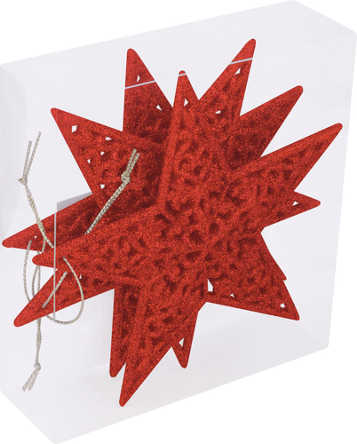 

Набор елочных украшений Homeclub Звезды ажурные 12 см 3 шт. цвет в ассортименте