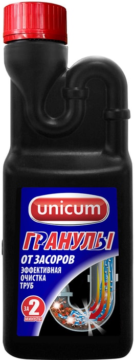

Средство для удаления засоров Unicum Tornado гранулированное 600 г