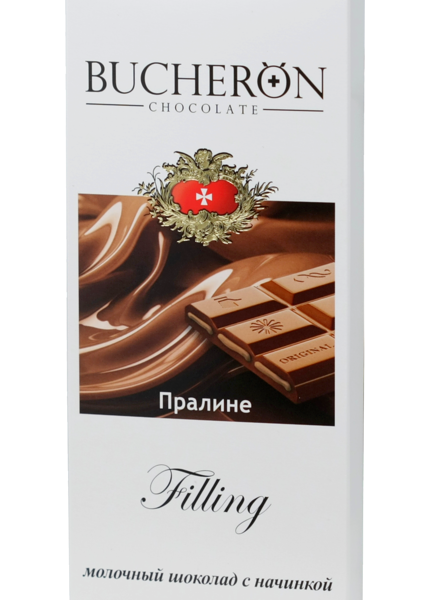 Шоколад молочный Bucheron Filling с начинкой пралине 85 г