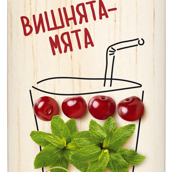 Напиток сокосодержащий Моя Семья Вишнята-Мята 950 мл