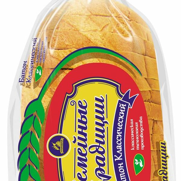 Батон Семейные Традиции Классический в нарезке 300 г