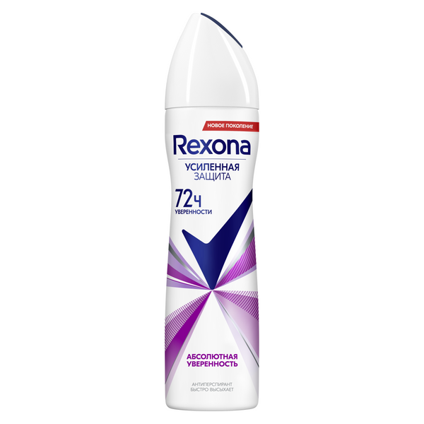 

Антиперспирант женский Rexona MotionSense Абсолютная уверенность 72 ч 150 мл