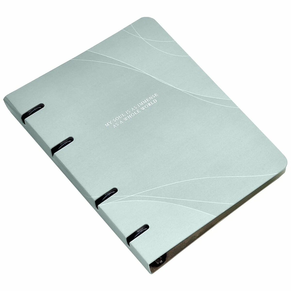 

Тетрадь с кольцевым механизмом Be Smart View Зеленое 120 листов клетка 16.3 x 21.2 см