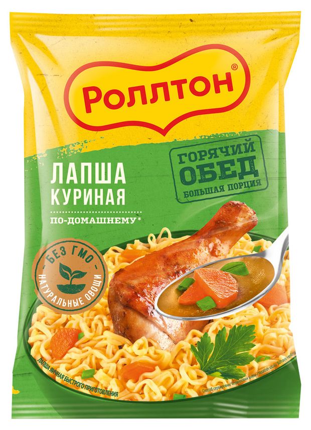 

Лапша Роллтон куриная по-домашнему, 85 г