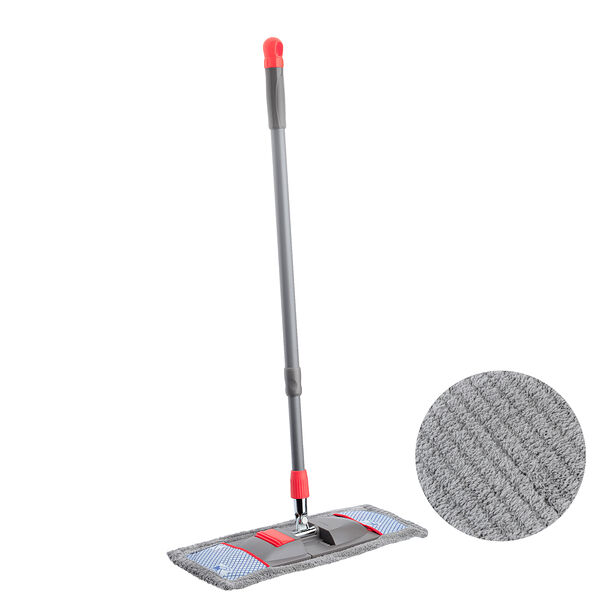 Vetta швабра с насадкой из микрофибры 44x15см, телескоп.ручка 83-126см