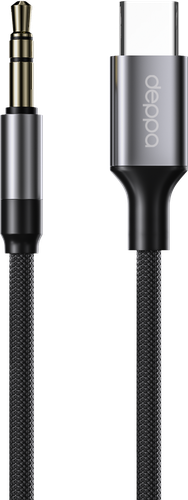 

Аудиокабель Deppa Aux Type-C–Jack 3,5мм черный
