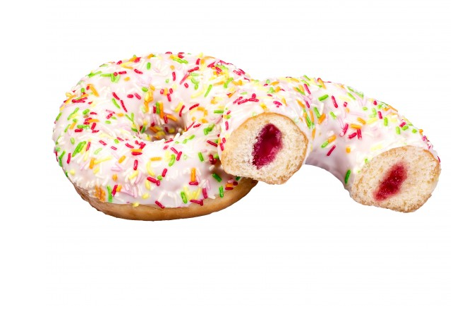 

Донат глазированный Stokson Frutti c начинкой смородина-малина 70 г