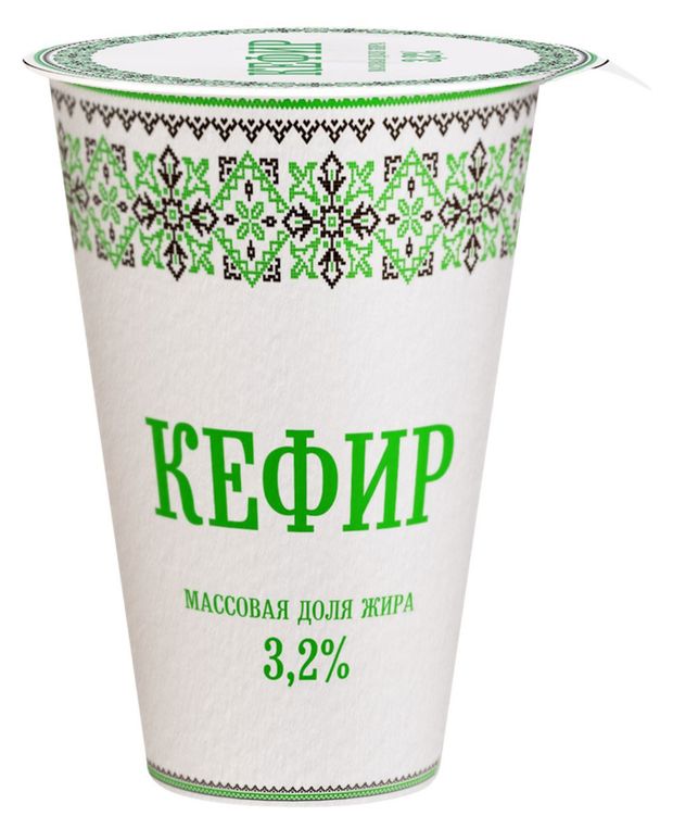 

Кефир Славянские кружева 3,2%, 175 мл