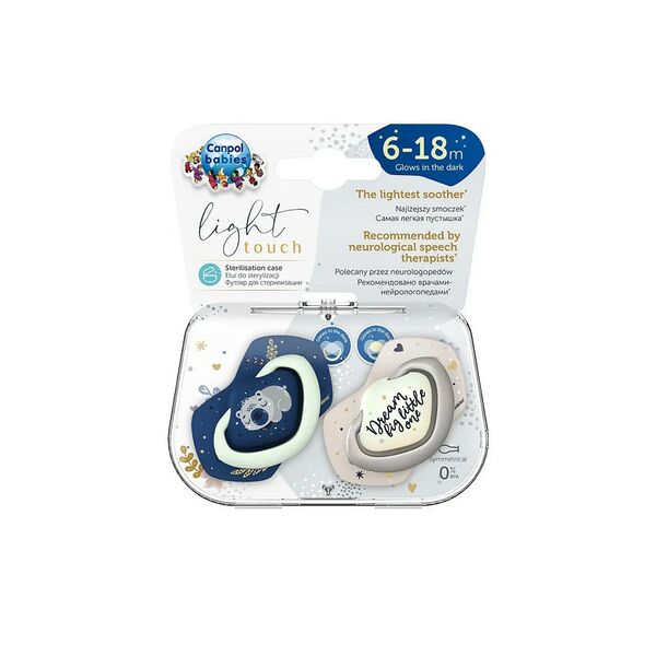 Соска - пустышка силиконовая (упаковка=2шт.) арт.22/659_blu