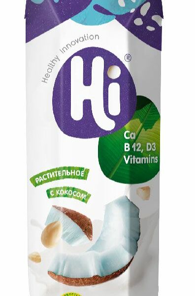 Напиток растительный Hi с кокосом 1.8% 1 л