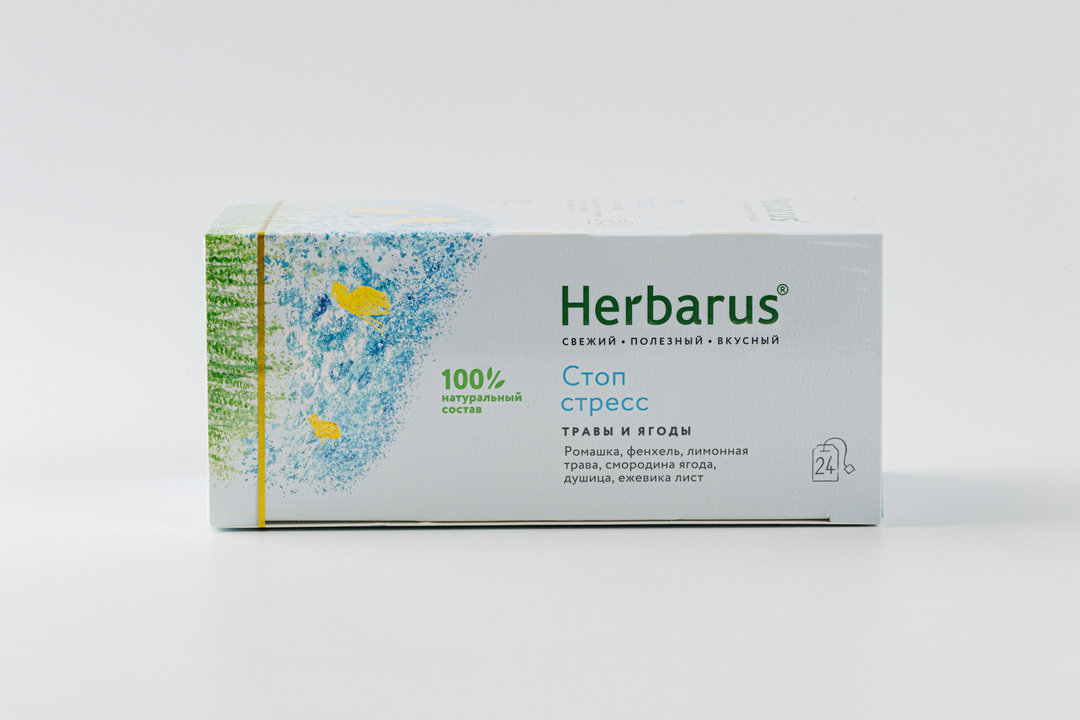 

Чайный напиток Herbarus Стоп стресс 24 шт х 1.6 г