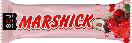 

Батончик SOJ Marshmallow с вишневой начинкой в молочном шоколаде, 30г