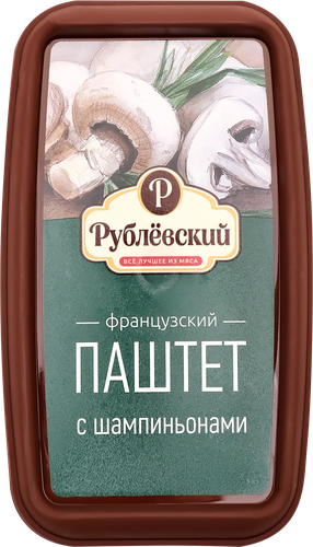 

Паштет Рублевский Французский с шампиньонами 175 г