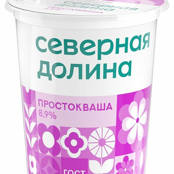 Простокваша Северная Долина 8.9% 350 мл