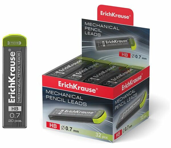 Грифели для механического карандаша ТМ ErichKrause (ЭрихКраузе)