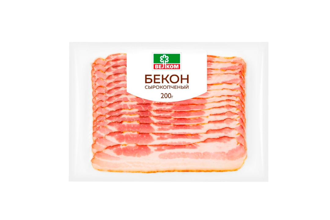 

Бекон Велком сырокопченый 200 г