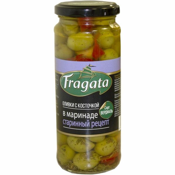 Оливки Fragata в маринаде Старинный рецепт 340 г