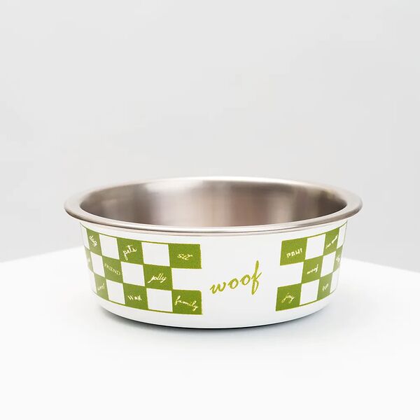 Миска  Check Pattern, 300 мл, зеленая