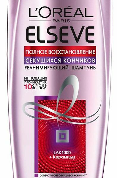 Шампунь реанимирующий L'Oreal Paris Elseve Полное восстановление секущихся кончиков 400 мл