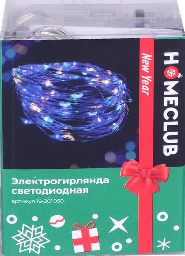 

Гирлянда Homeclub 50 LED мини-диодов 5 м, цвет в ассортименте