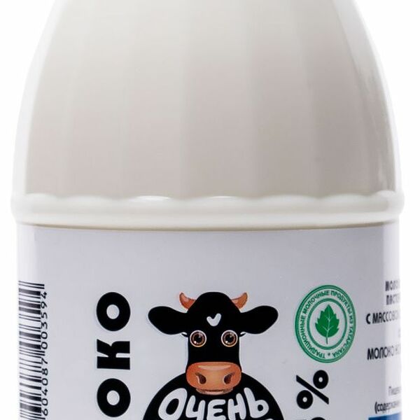 Молоко Очень важная корова 2.5%, 430г