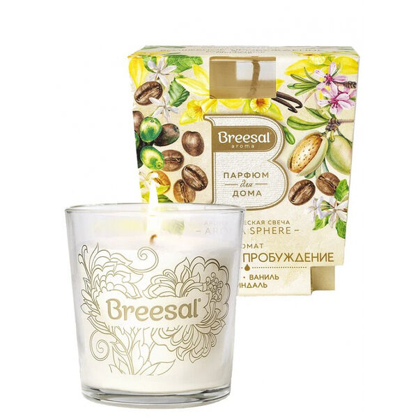Свеча ароматическая Breesal Aroma Sphere Волшебное пробуждение, 170 г