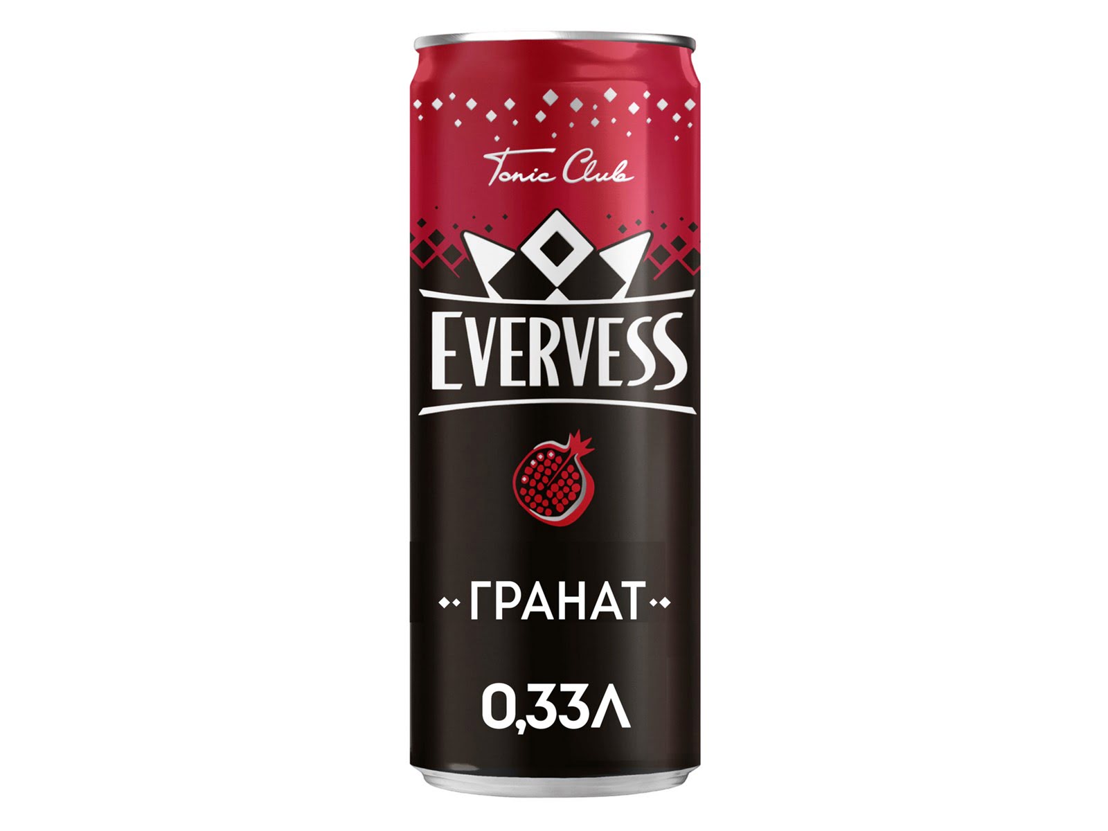 

Газированный напиток Манящая Гранада Evervess 0.33 л