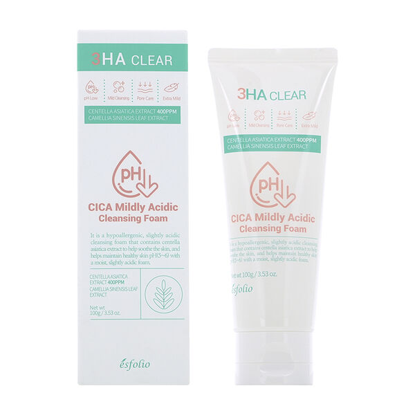 Пенка для умывания Esfolio средне-кислотная с экстрактом центеллы азиатской, 100 г