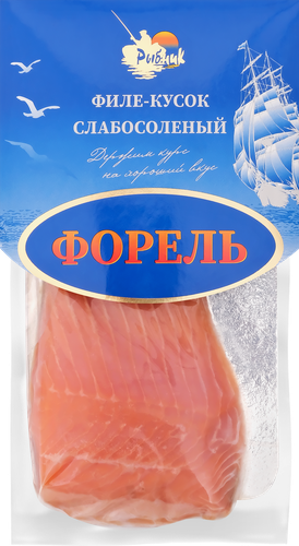 

Форель Рыбник филе-кусок слабосоленая 150 г