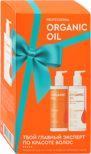 

Набор подарочный женский PROFESSIONAL ORGANIC OIL шампунь для волос Облепиховый, бальзам для волос
