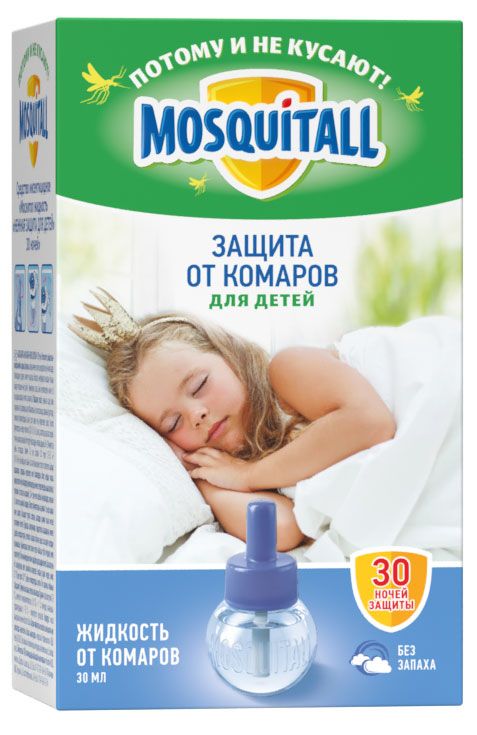 

Жидкость для фумигатора Mosquitall Нежная Защита для Детей 30 Ночей 30 мл