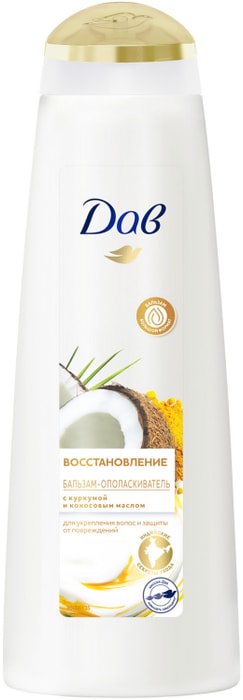 

Бальзам-ополаскиватель Dove Nourishing Secrets Восстановление с куркумой и кокосовым маслом 350 мл