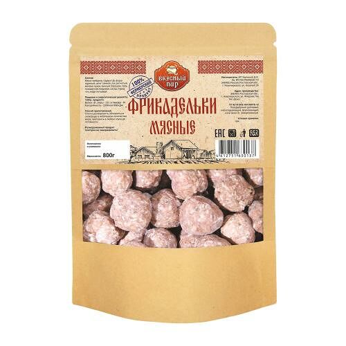 Фрикадельки мясные Вкусный пир курица-говядина 800 г