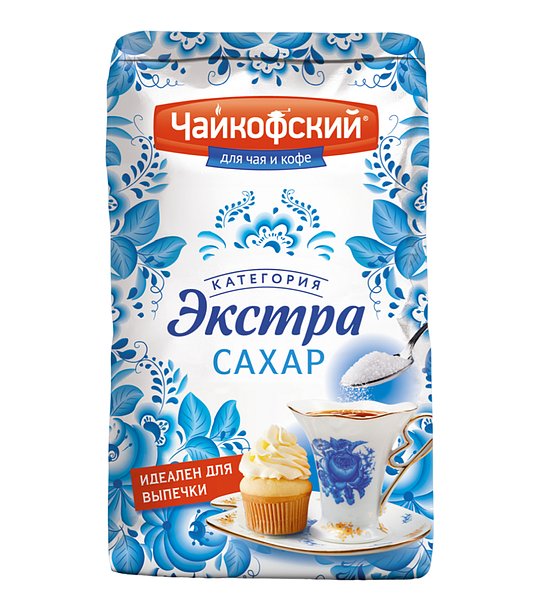 Сахар-песок Чайкофский категории Экстра, 900 г