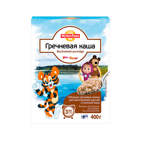 Каша Myllyn Paras гречневая 0,4кг