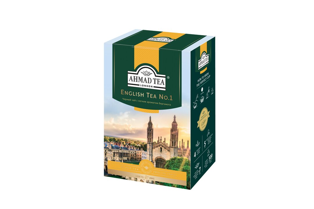 

Чай черный Ahmad Tea English Tea №1 с бергамотом байховый листовой 200 г
