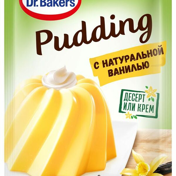 Пудинг Dr.Bakers с натуральной ванилью 35 г