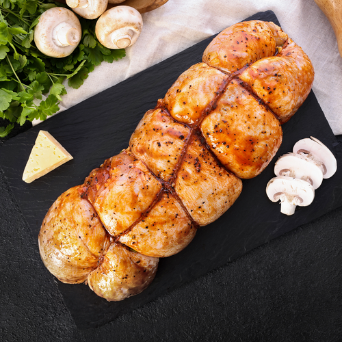 

Рулет куриный с грибами и сыром Лента Fresh вес